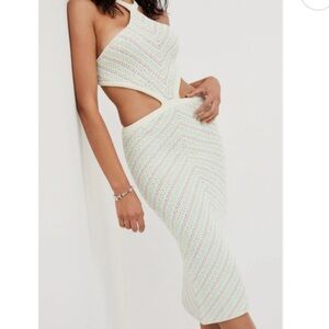 For Love And Lemons Bette Midi Knit Dress